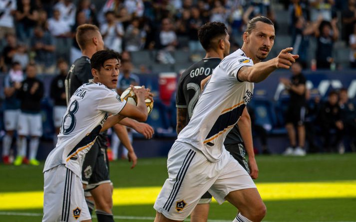 Zlatan Ibrahimovic er á sínu öðru tímabili hjá LA Galaxy