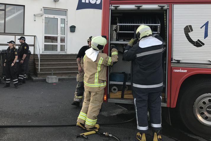 Brunavarnir Suðurnesja reykræstu einbýlishús að Framnesvegi í dag. Myndin er úr safni.