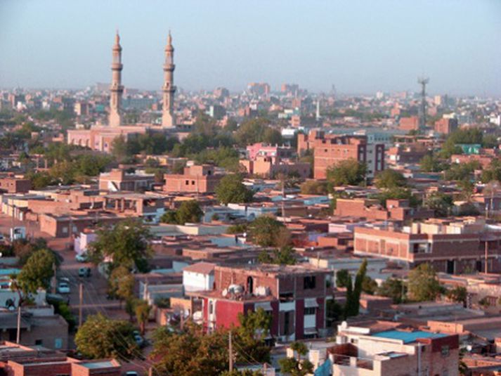 Frá Khartoum, höfuðborg Súdans.