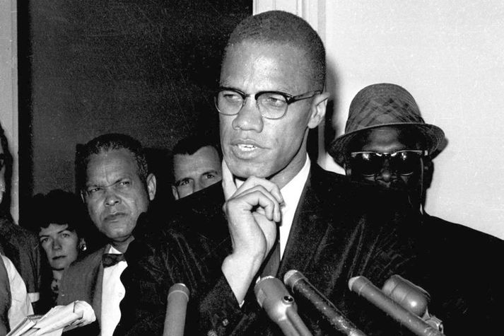 Malcolm X var 39 ára gamall þegar hann var ráðinn af dögum í New York árið 1965.