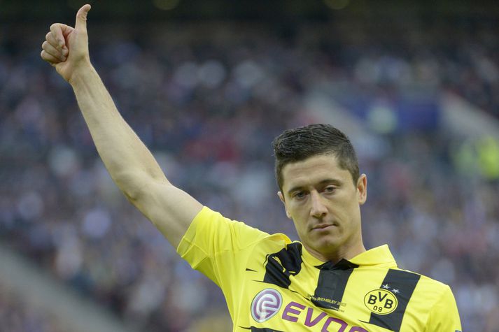 Lewandowski í leik með Borussia Dortmund