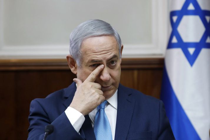 Benjamín Netanyahu ávarpaði þjóð sína í gærkvöldi.