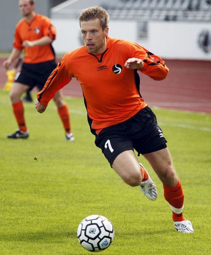 Jóhann Þórhallsson í leik með Fylki.
