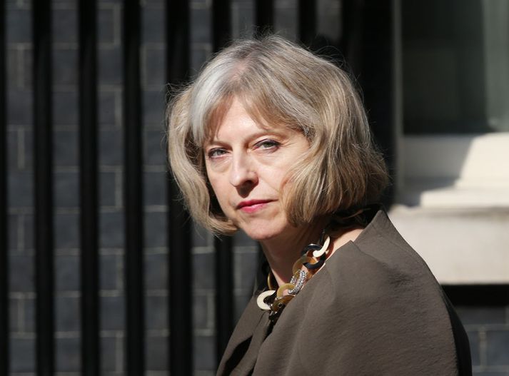 Theresa May gegnir stöðu innanríkisráðherra fyrir Íhaldsflokkinn