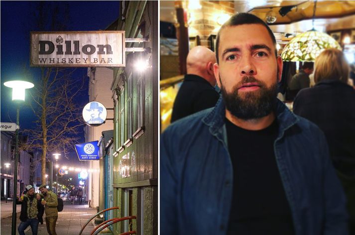 Jón Bjarni rekur barinn Dillon í miðborg Reykjavíkur.