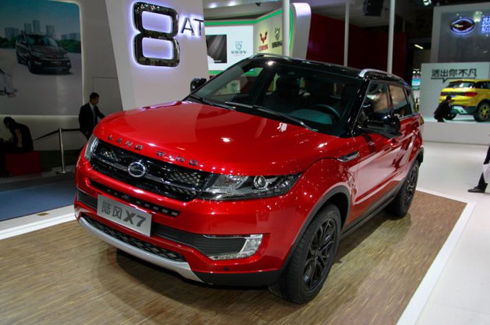 LandWind X7 er algjör eftiröpun Land Rover Evoque.