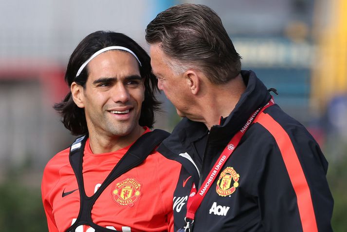 Radamel Falcao fékk ekki tækifæri gegn Southampton á sunnudaginn.