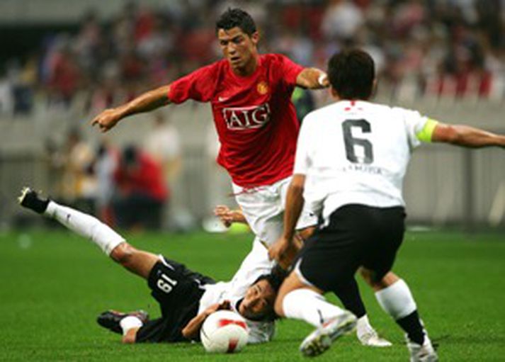 Cristiano Ronaldo var á skotskónum í Tókíó