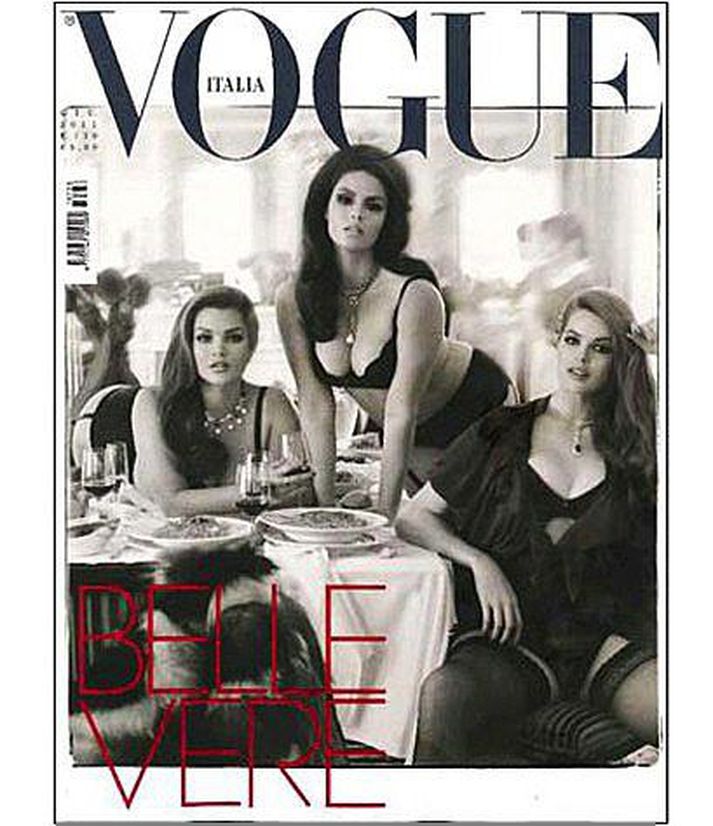 Endurspegla raunveruleikann 
Þær Tara Lynn, Candice Huffine og Robyn Lawley prýða umdeilda forsíðu ítalska Vogue, en það er í fyrsta sinn sem þéttvaxnar fyrirsætur prýða forsíðu þessa fræga tískurits.