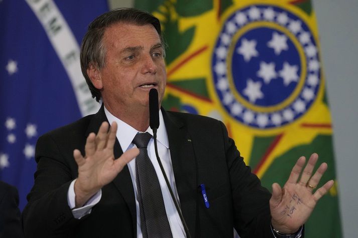 Jair Bolsonaro, forseti Brasilíu.