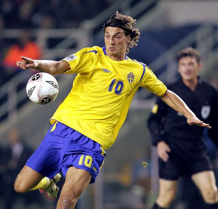 Zlatan Ibrahimovich fefur verið tekinn í sátt hjá sænska landsliðinu. 
Nordicphotos/afp