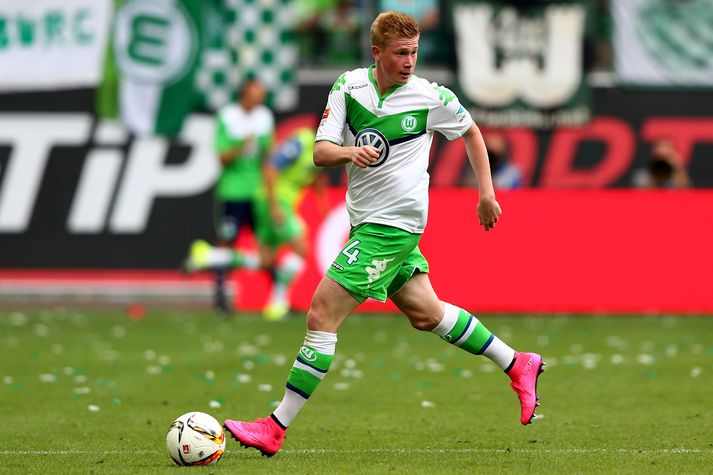 De Bruyne í leik með Wolfsburg.