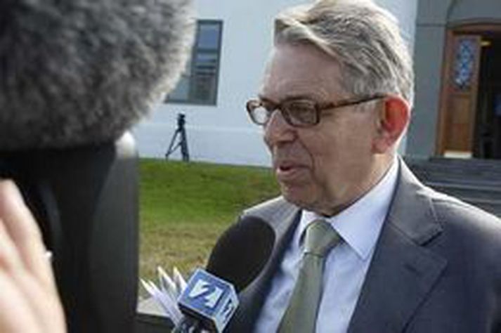 Björn Bjarnason, dóms- og kirkjumálaráðherra.