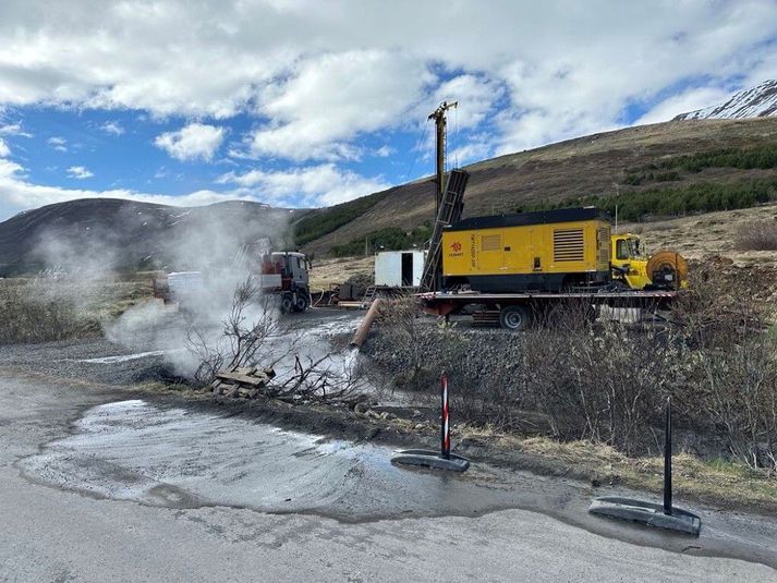 Fundurinn gefur vísbendingu um að meira heitt vatn sé á svæðinu.