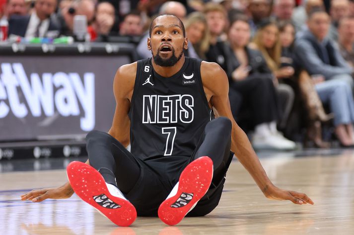 Kevin Durant ofg félagar í Brooklyn Nets hafa verið á mikilli sigurgöngu síðustu vikur.