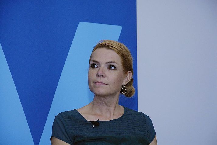 Inger Støjberg var ráðherra innflytjendamála í Danmörku á árinum 2015 til 2019.