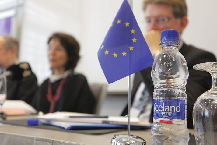 Frá fundi með Maríu Damaniki, framkvæmdastjóra sjávarútvegsmála ESB. Doktor í stjórnmálahagfræði segir að í aðildarsamningi Íslands verði að tryggja að tillögur fiskifræðinga um hámarksafla haldi.