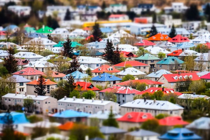 Séð yfir Hlíðahverfi í Reykjavík. Myndin er úr safni.