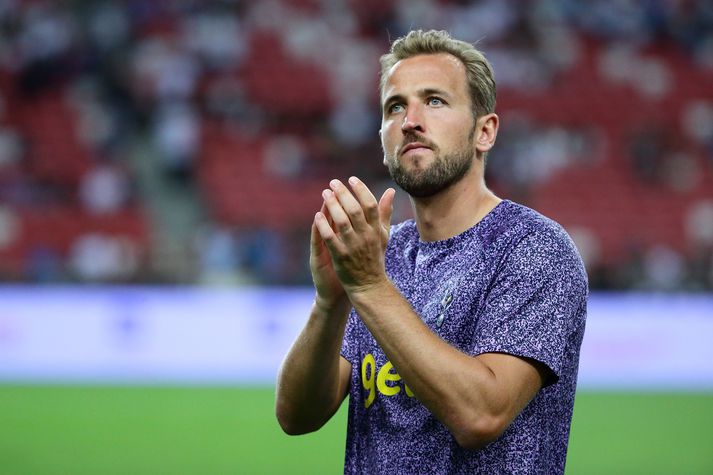 Óvissa ríkir um framtíð Harrys Kane hjá Tottenham.