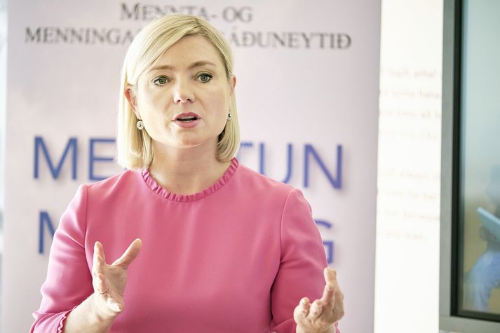 Lilja Alfreðsdóttir þyrfti að finna sér nýja vinnu ef úrslit næstu kosninga yrðu í samræmi við þjóðarpúsl Gallup.