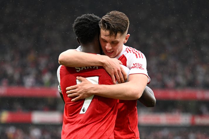 Viktor Gyökeres og Bukayo Saka drógu vagninn. 