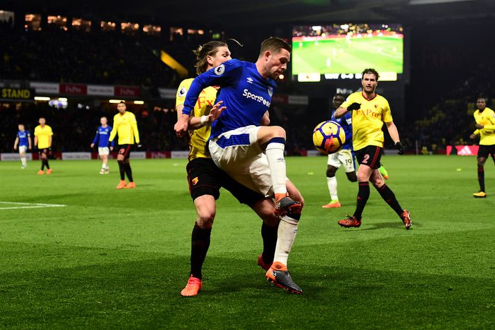 Gylfi Þór Sigurðsson í leiknum á móti Watford.