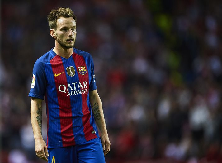 Rakitic í leik með Barcelona.