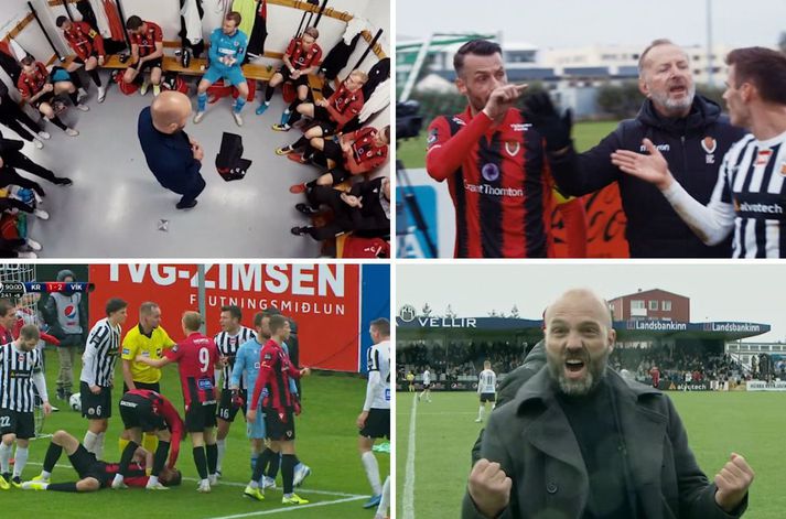 Víkingur vann dramatískan sigur á KR, 1-2, í næstsíðustu umferð Pepsi Max-deildar karla í haust eins og þjálfari liðsins, Arnar Gunnlaugsson, hafði spáð.