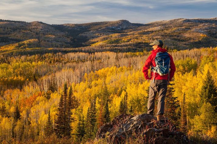 Göngumaður á ferð um Colorado. Myndin tengist fréttinni ekki beint.