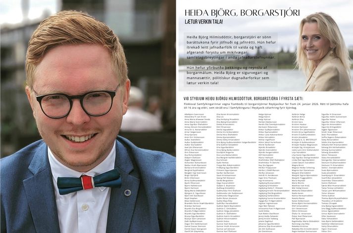 Natan kannast ekki við að hafa skráð sig á listann hennar Heiðu Bjargar.