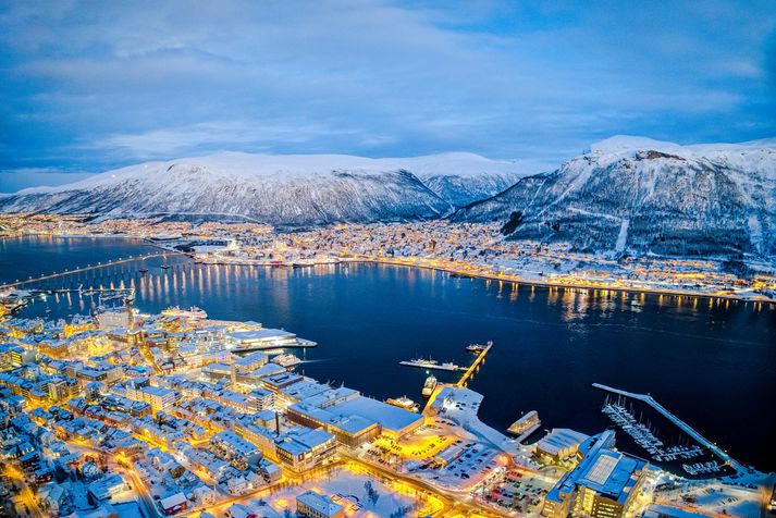 Frá Tromsø í Norður-Noregi.