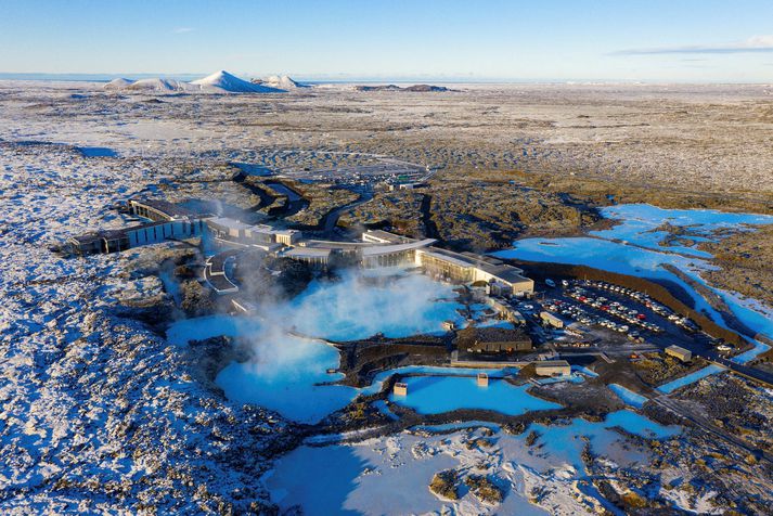 Gestir á hóteli Bláa lónsins hafa ekki farið varhluta af hristingi næturinnar. Sumum er nóg boðið og eru farnir. 