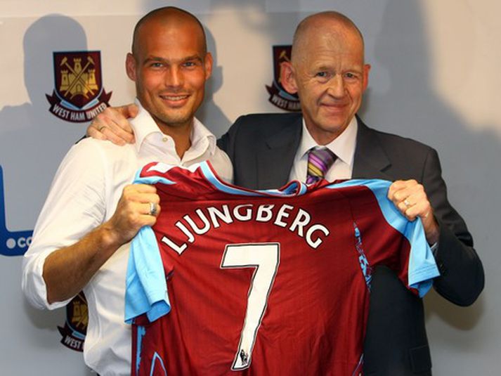 Freddie Ljungberg og Eggert Magnússon.