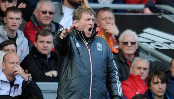 Kenny Dalglish á hliðarlínunni í dag.