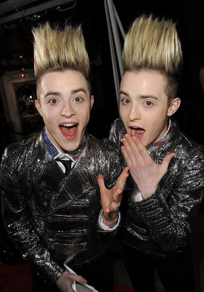 Írsku töffararnir í Jedward eru meðal þeirra 24 atriða sem fram koma á tónleikunum í Amsterdam.
