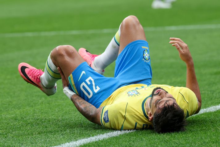 Lucas Paquetá tognaði aftan í læri í sigrinum á Japan og gæti misst af restinni af heimsmeistaramótinu.