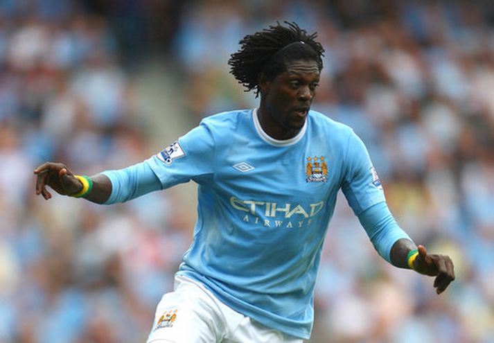 Emmanuel Adebayor, leikmaður Manchester City.