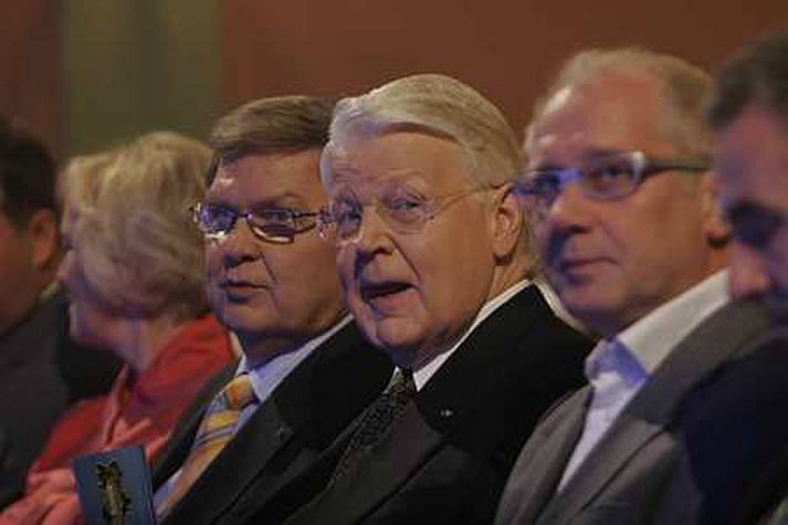 Ólafur Ragnar á Grímunni í fyrra.