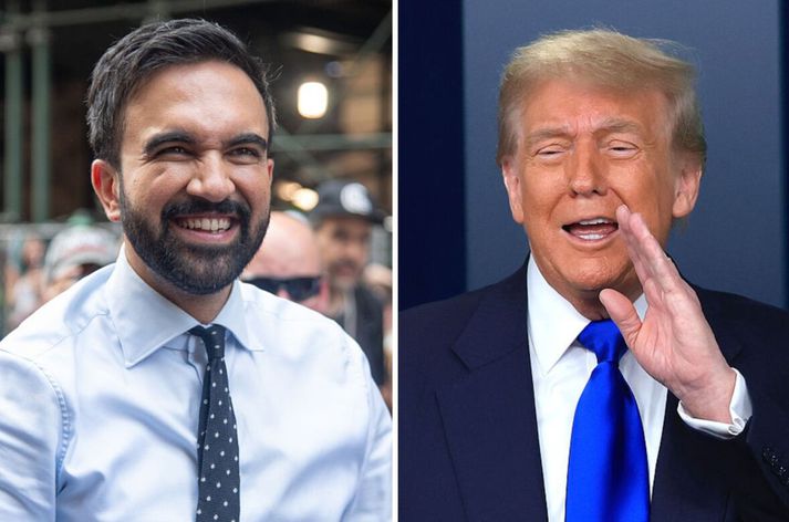 Trump segist í sjokki yfir því að „kommúnisti“ verði í framboði til borgarstjóra í New York.