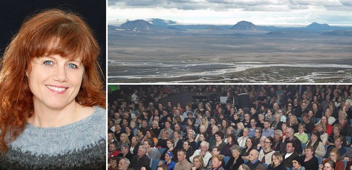 Fjölmennt var í Háskólabíó í gær.