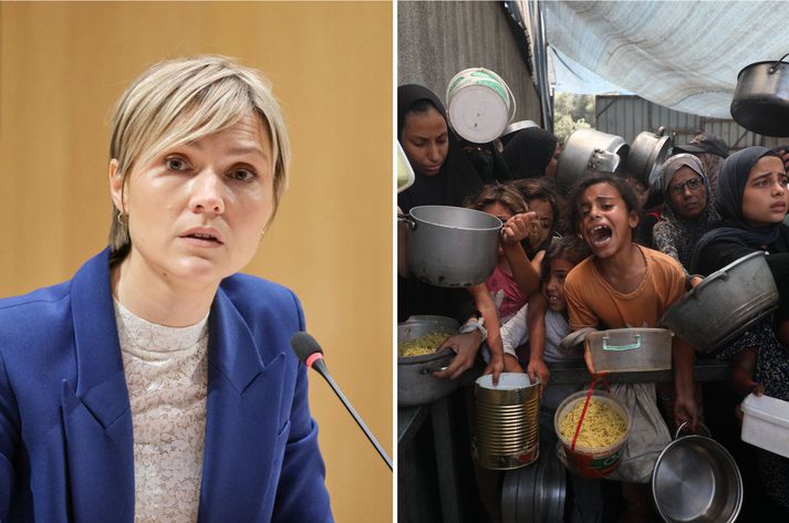 Kristrún Frostadóttir segir utanríkisráðherra sé skoða frekari aðgerðir gagnvart Ísrael. Lögð hafi verið áhersla á að aðgerðir Íslands hafi mest áhrif í samfloti með öðrum þjóðum.