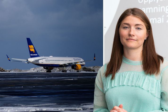 Guðlaug Jóhannsdóttir formaður Flugfreyjufélags Íslands fagnar dómi Félagsdóms frá í gær um að Icelandair hafi staðið ólöglega að uppsögnum flugfreyja og flugþjóna og endurráðningum þeirra í fyrra.