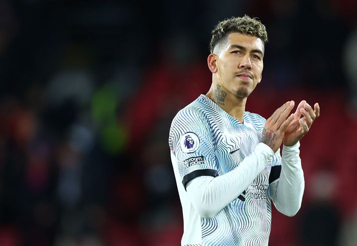 Roberto Firmino mun yfirgefa Liverpool þegar samningur hans við liðið rennur út í sumar.