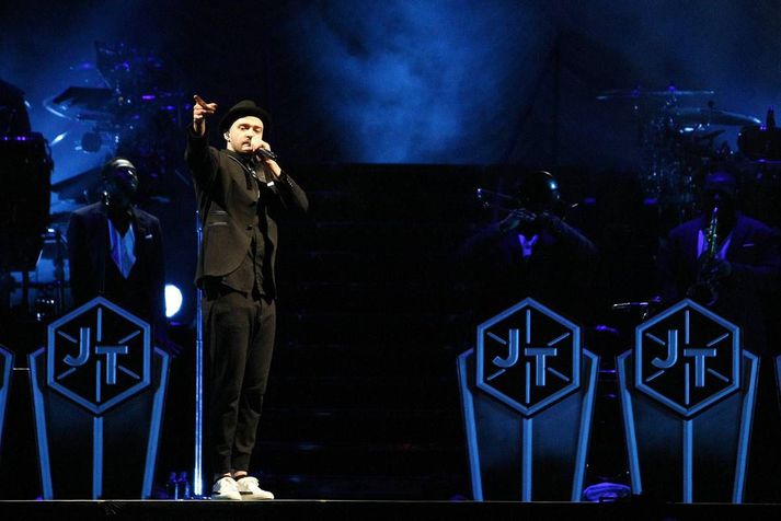 "Ég elska ykkur,“ sagði Justin Timberlake við tónleikagesti í Kórnum haustið 2014.