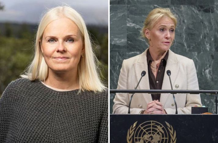 Vilborg Ása segir ræðuna hafa endurspeglað utanríkisstefnu Íslands. 