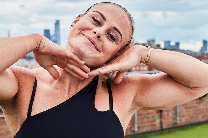 Sara Sigmundsdóttir fór til London til að kynna nýju íþróttavörulínu sína og WIT Fitness.