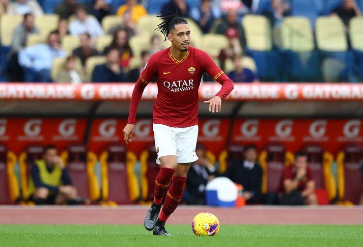 Smalling og félagar í Roma unnu Napoli á laugardaginn, 2-1.