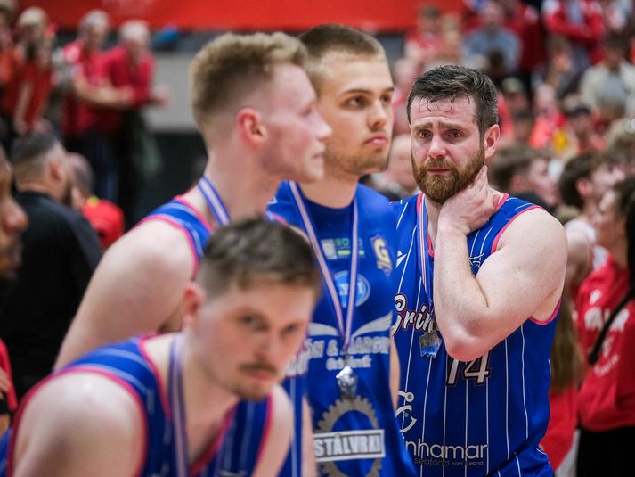 Ólafur svekktur í leikslok.