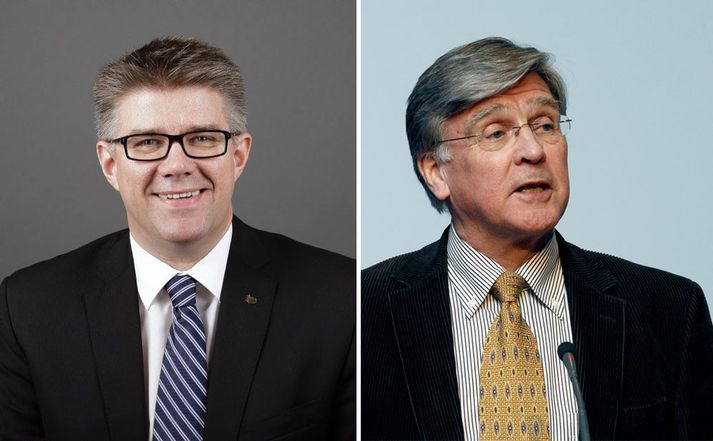 Gunnar Bragi Sveinsson og Þorsteinn Pálsson.