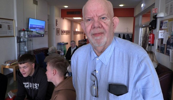 Guðmundur Birkir Þorkelsson, sem á heiður skilinn fyrir að hóa saman félögum sínum til að kenna nemendum skólans að spila bridge.